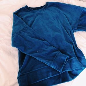 aerie velour sweatshirt